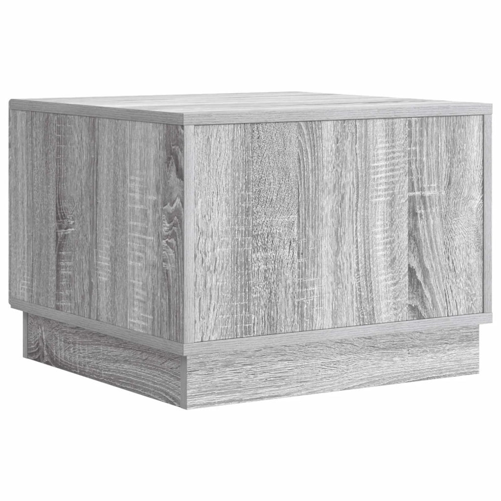 Tavolino da salotto con cassetto Grigio Sonoma 49 x 50 x 37 cm