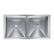 CM glamour 87,5 x 45 2V Lavello sottopiano Rettangolare Acciaio inossidabile