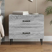 Armadio da Notte con cassetto Grigio Sonoma 62 x 34,5 x 47,5 cm 894781