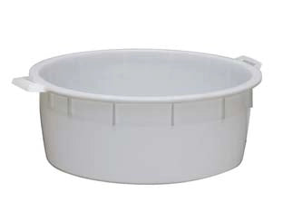 MASTELLONI SOTTOSPINA CON MANICI TONDI BIANCHI  lt.80 ø cm.65x32h.    ICS