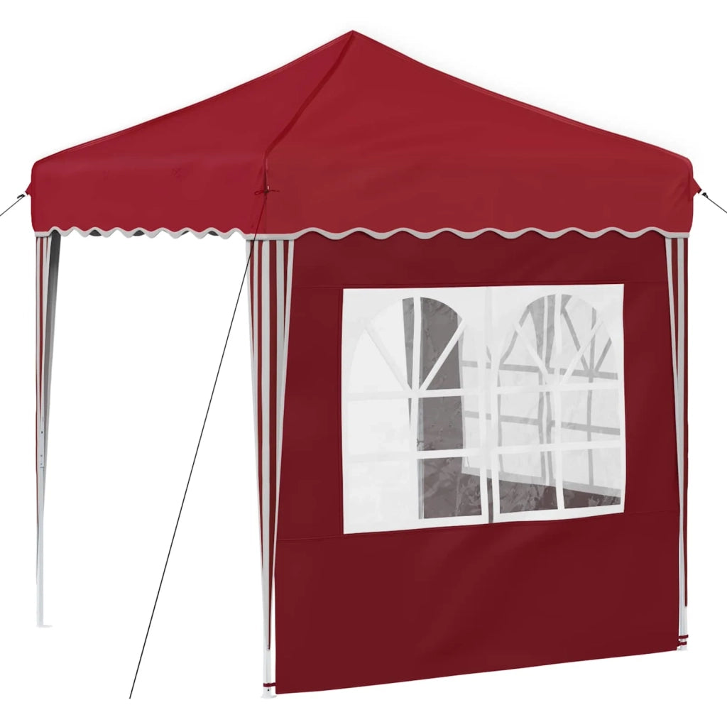 Tenda per feste a pop-up 195 x 195 x 245 cm Borgogna