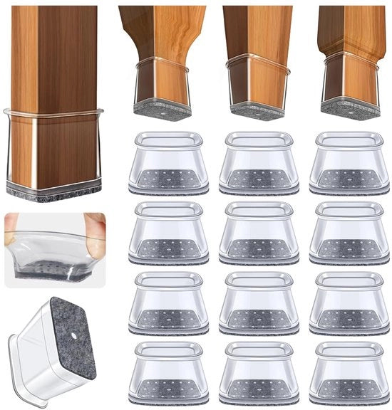 Protezioni per gambe dei mobili - Protezione per pavimenti - Set da 32