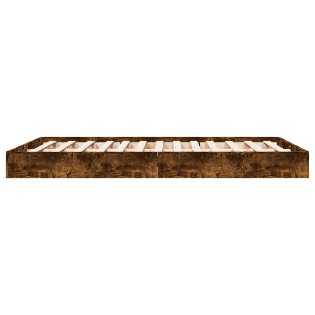 Giroletto senza Materasso Rovere Fumo 140x200 cm in Truciolato