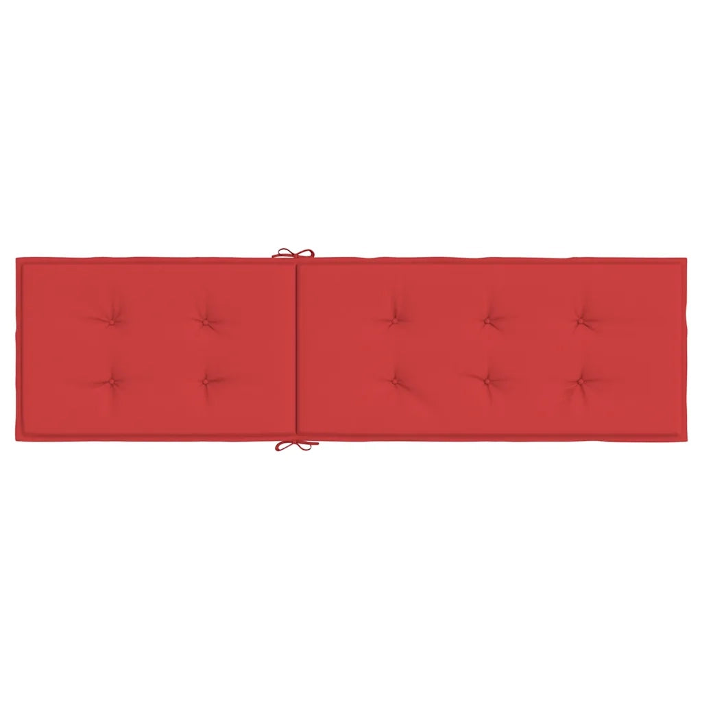 Cuscino per Sdraio Rosso (75+105)x50x4 cm 314179
