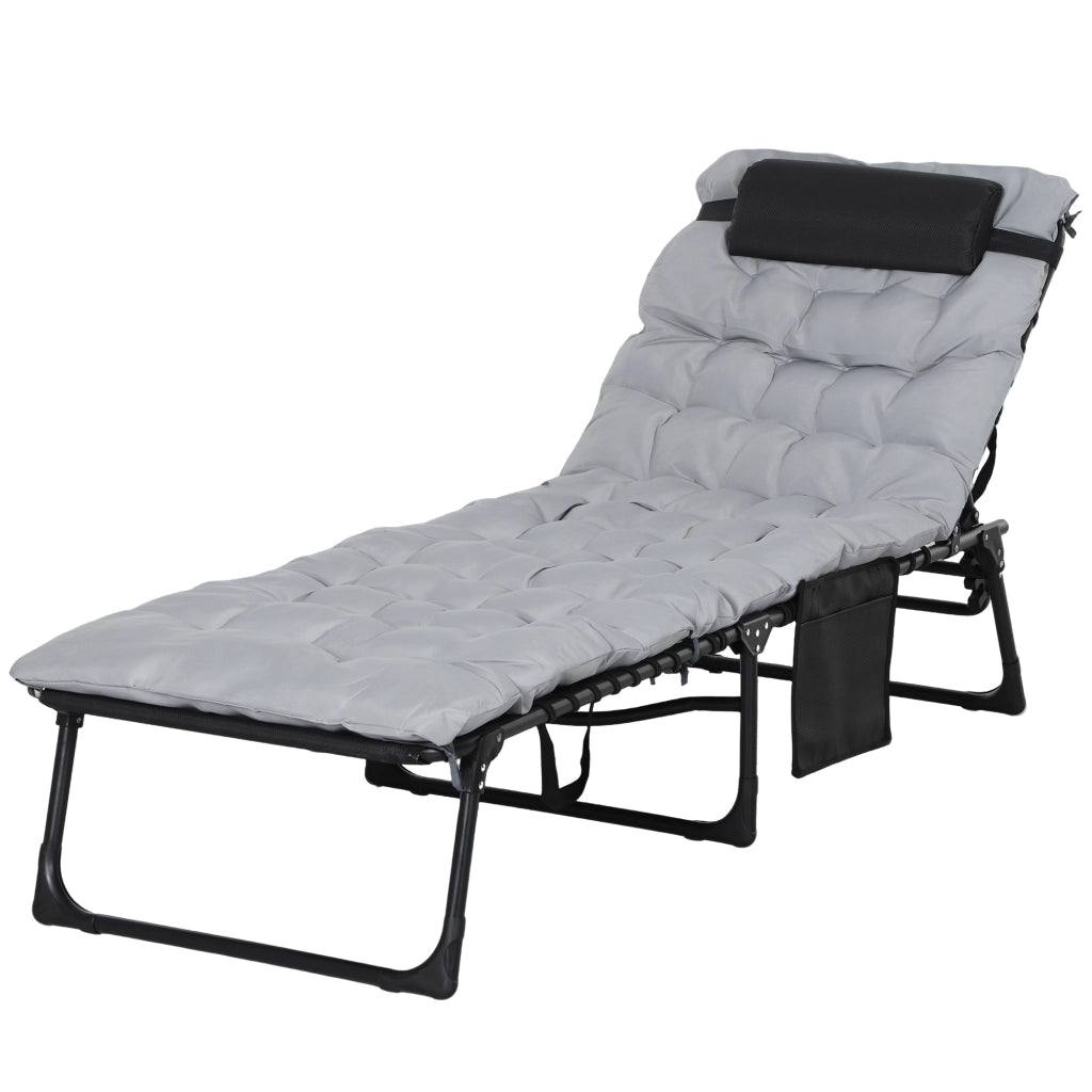 Letto a scomparsa ¨C zephmum ¨C grigio chiaro, metallo, 58x189x32.5 cm