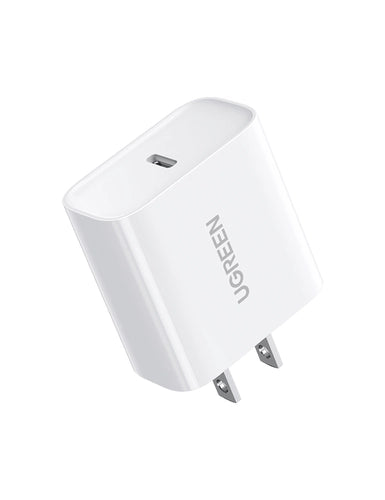 Ugreen 60450 Caricabatterie per dispositivi mobili Universale Bianco AC Ricarica rapida Interno