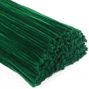 Pijpenragers 400 Stuks - Fili di Chenille in Bambù - Fili di Acciaio con Piuma - Materiale per Ricamo per Bambini - Decorazione Artistica - 30 cm di Lunghezza