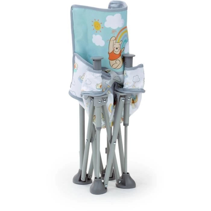 DISNEY BABY rialzo per sedia Winnie the Pooh, rialzo per sedia Pop 'n Sit, da interno, da esterno, pratico e compatto, pieghevole velocemente,