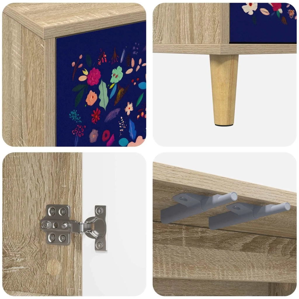 Mobile TV MAINZ 102 x 33 x 50 cm Sonoma Legno ingegnerizzato 8007084