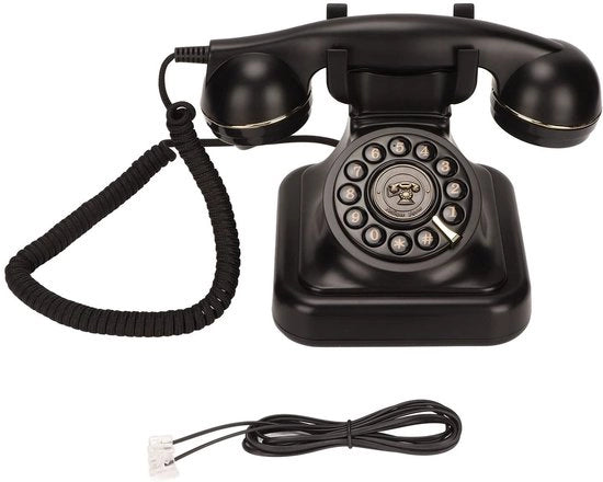 Telefono Retro Stile Vastico - Pulsante Cilindrico - Plug-and-Play - Materiale ABS - Regolazione Volume Alta/Bassa - Telefono da Ufficio Vintage 

Modello: 
ABS Materiale 
Hoog/Laag Volume