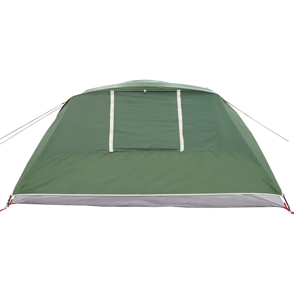 Tenda da Campeggio a Cabina per 4 Persone Verde Impermeabile