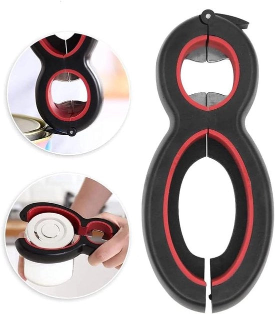 Flessaio multifunzionale in acciaio inossidabile per cucina - Utensile da cucina pratico - Apripetole e apribottiglie