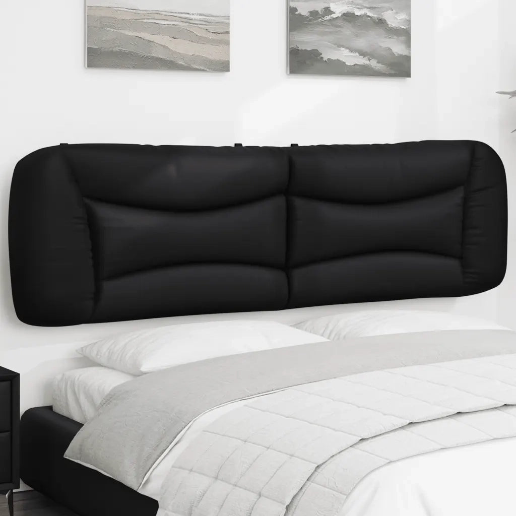 Cuscino Testiera Hvar Nero 180 cm in Similpelle CFW6015746