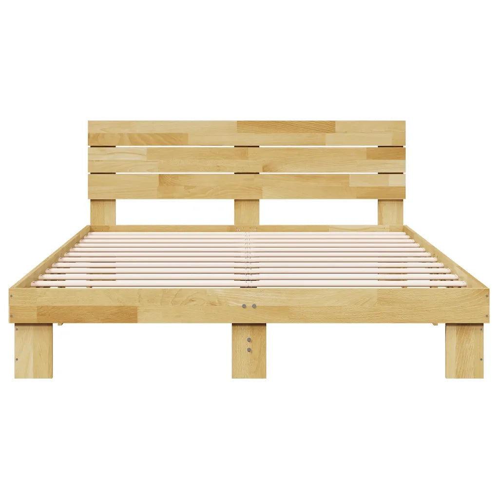 Struttura Letto con Testiera Senza Materasso-Giroletto con Testiera 140x190 cm