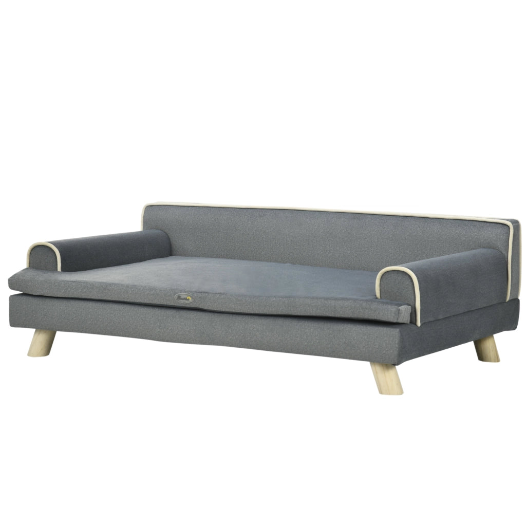 Divano per cani e gatti ¨C zephmum ¨C 100x62x32 cm grigio