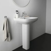 Lavabo Ideal Standard 65 cm con colonna in ceramica lucida  I.Life A