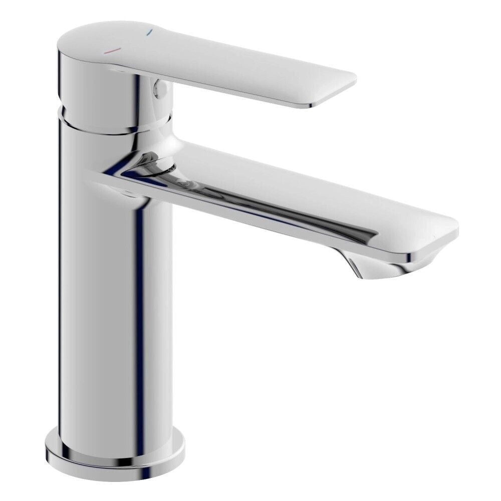 Miscelatore rubinetto lavabo lavello bagno ottone cromato + piletta SOFI 87102