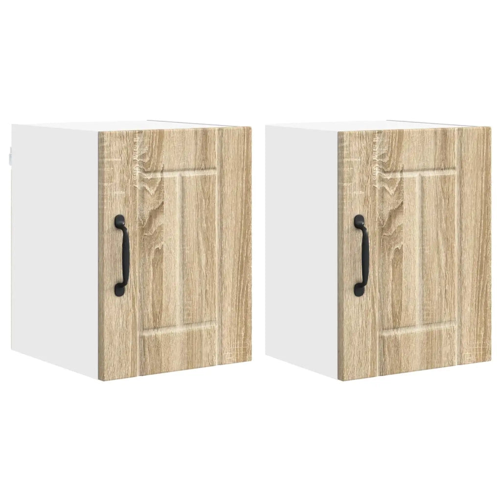 Armadietto a muro LUCCA 2 pcs Rovere Sonoma 30 x 31 x 40 cm
