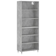 Credenza | Madia | Buffet da pranzo | Armadio da pranzo Grigio Sonoma 69,5x32,5x180 cm Legno Multistrato