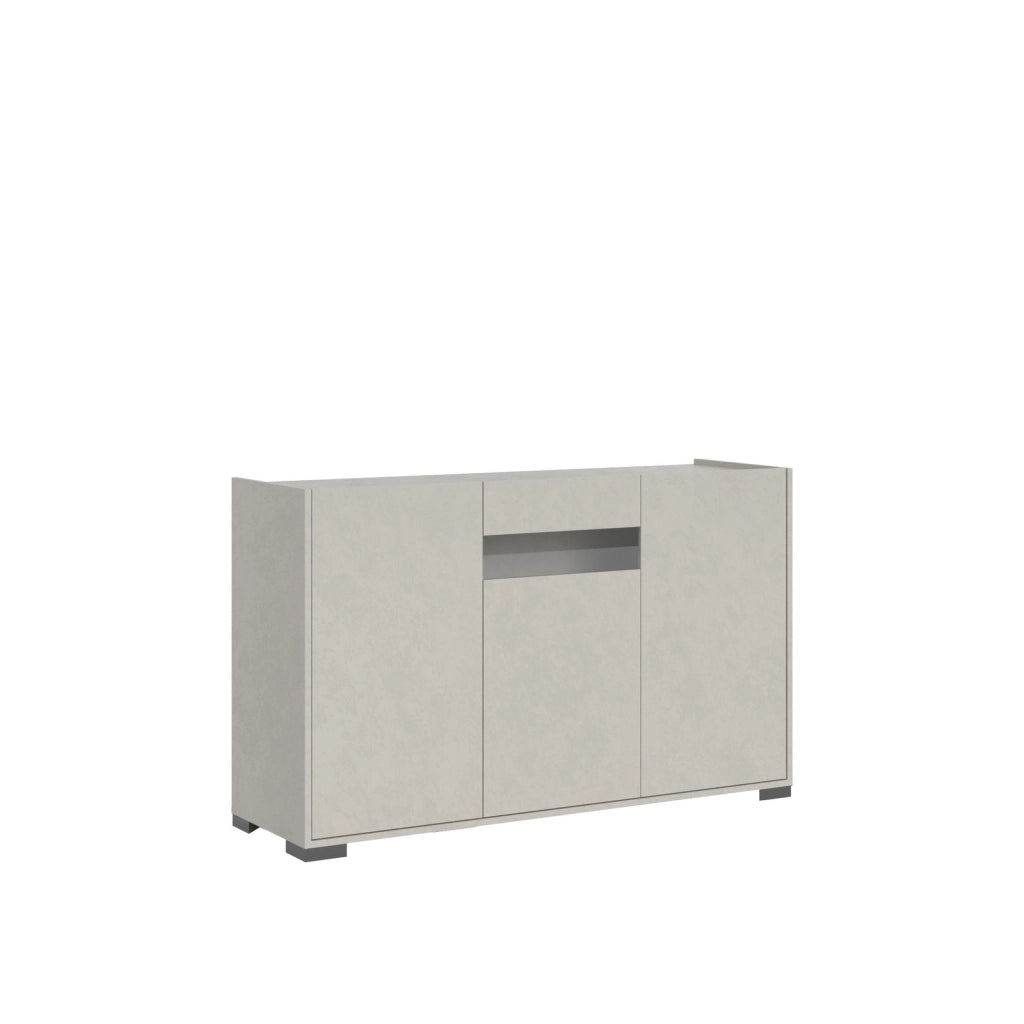 Madia 3 ante 130x40x81 cm cashmere - RIFLESSO