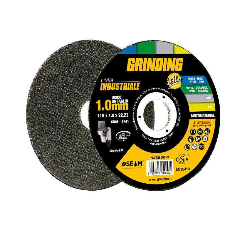 GRINDING INDUSTRIALE DISCO JOLLY PIANO 115X1,6- 10,0 pz