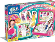 Fashion Designer, Lavagna Luminosa Creativa per Bambine 7+ Anni, Set Abbigliamento con Supporto Pieghevole, Disegni e Mo