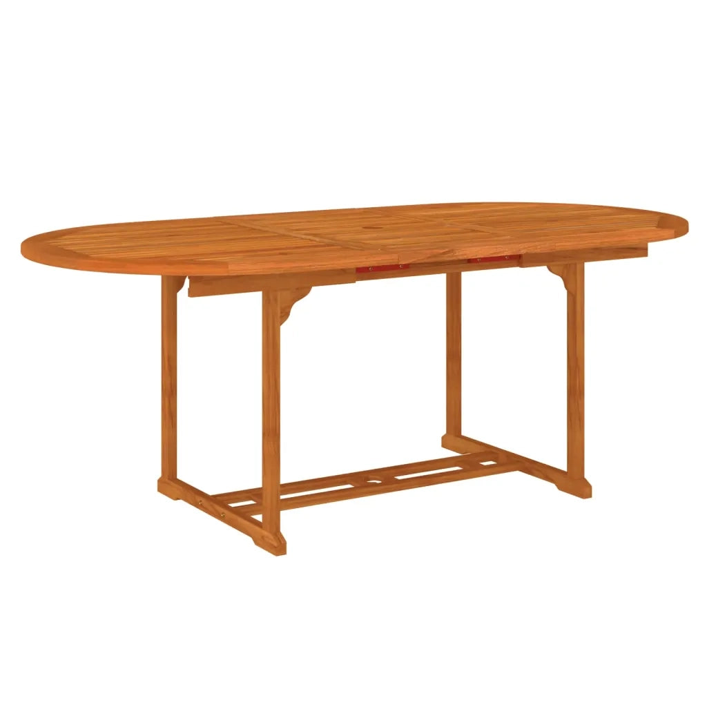 Set da Pranzo per Giardino 7 pz in Legno Massello di Eucalipto 3087336