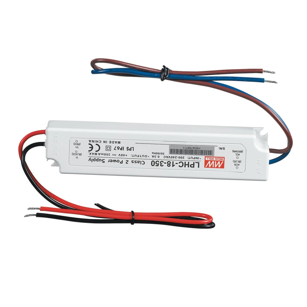 DRIVER MW LPH OUTPUT 24V 0,75A 18W INPUT AC180-264V DC254-370V IP67 14X3X2,2CM