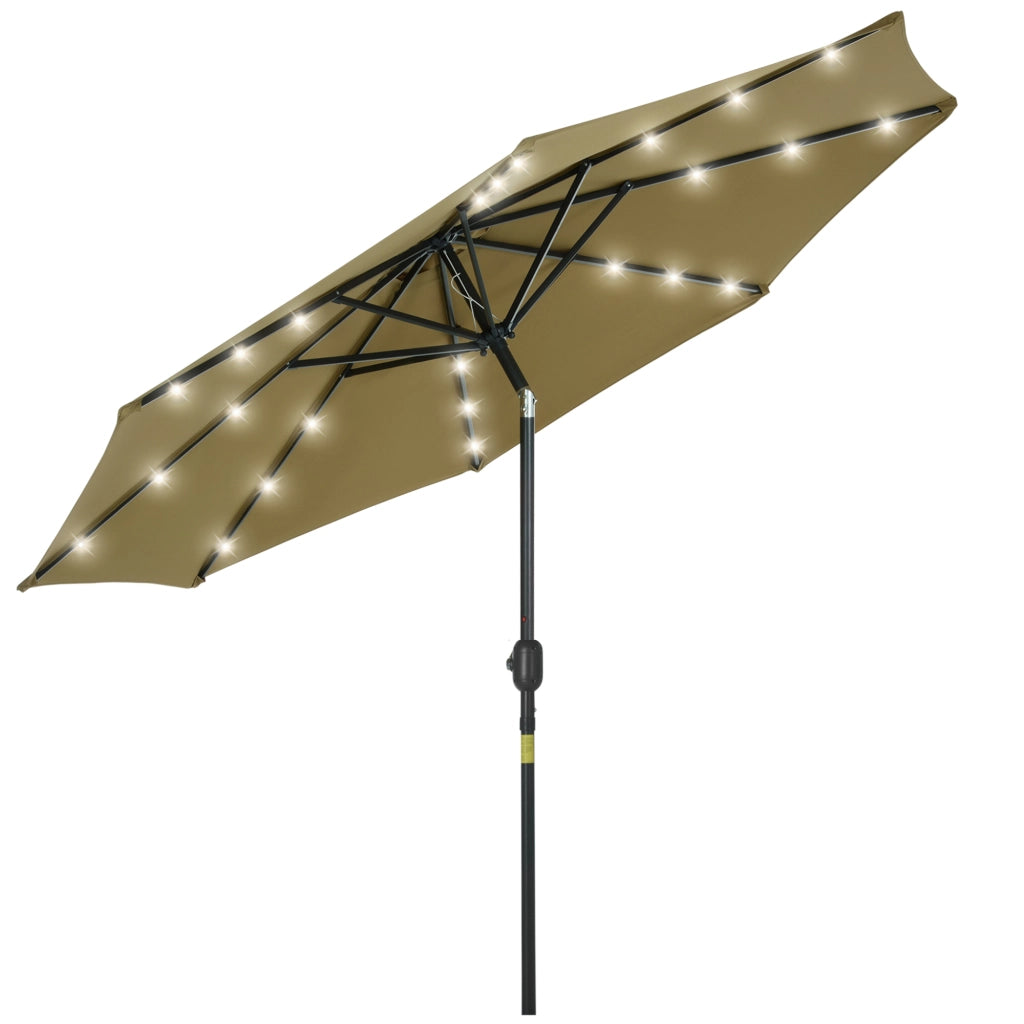 Ombrellone ottagonale inclinabile ¨C zephmum ¨C marrone ?270x240 cm