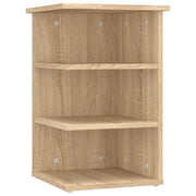 Mobiletto laterale 35 x 35 x 55 cm pratico contenitore stile contemporaneo pannello in truciolato di rovere Sonoma 02_0047871