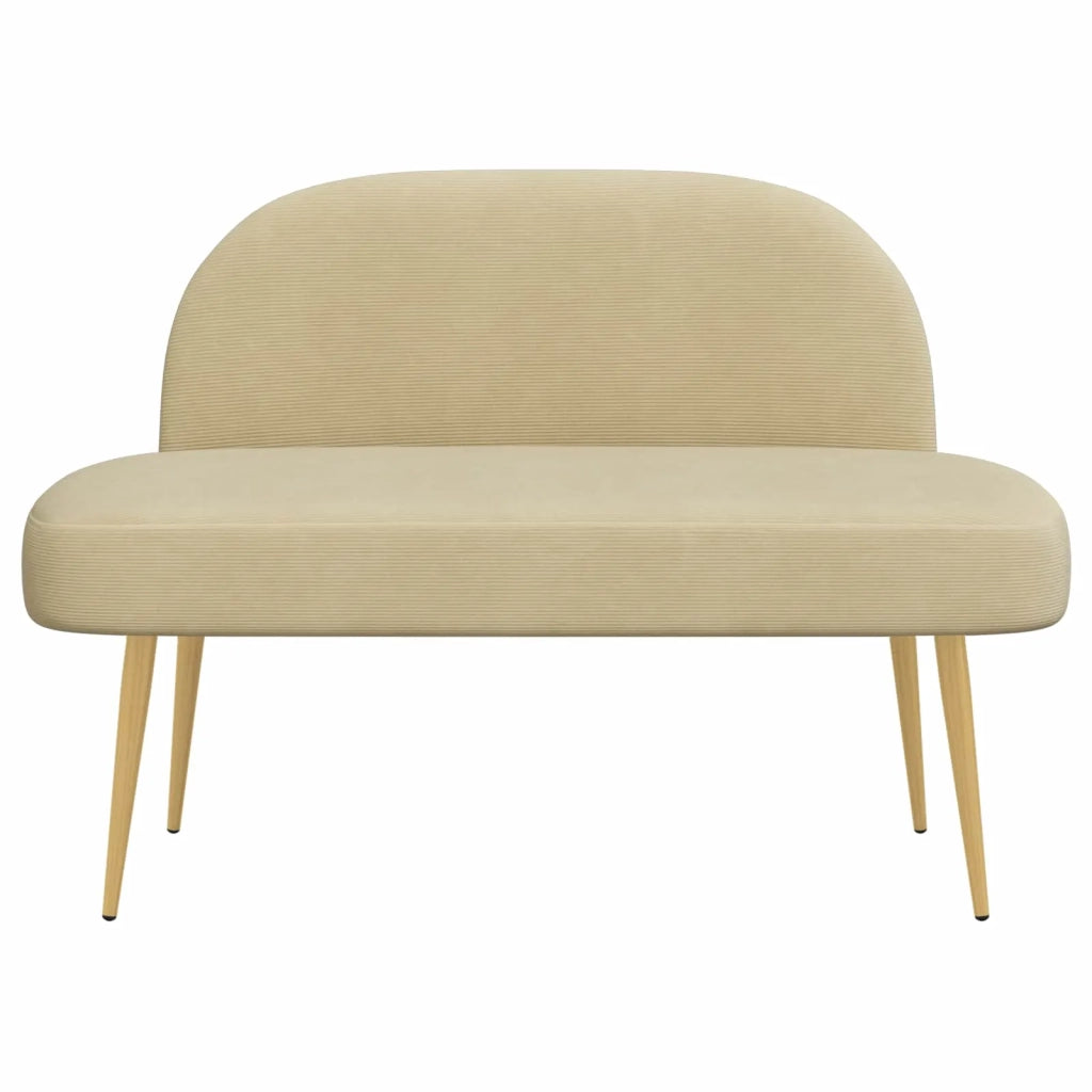 Panchina imbottita con schienale Verde grigio chiaro CFW9152915