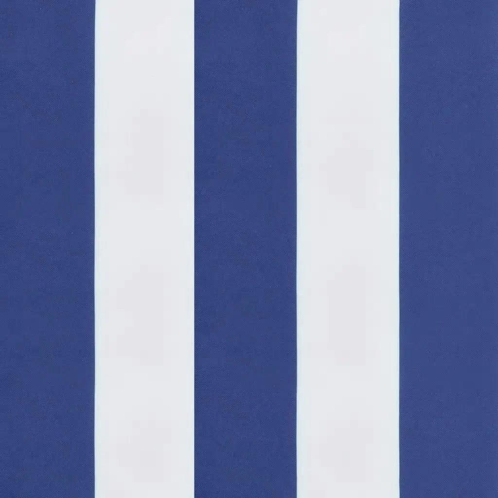 vidaXL Cuscini Sedia Schienale Basso 6 pz a Righe Blu e Bianche Oxford