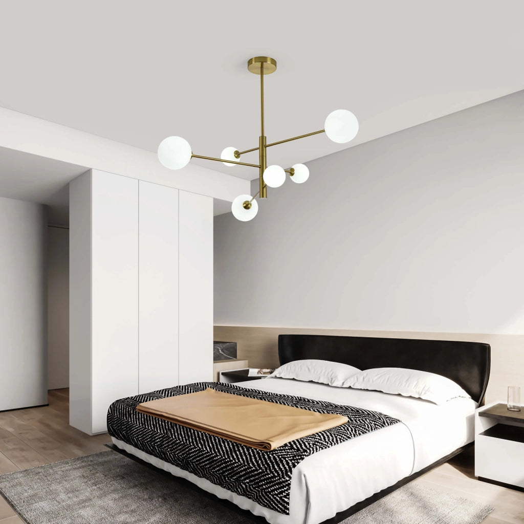 Lampada a sospensione Dorado Light Prestige oro 6xG9