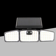 Trade Shop - Applique Solare Con Sensore Lampada Da Parete Led Impermeabile Ip65 Luce 6500k Ewe-05t-f -