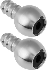 Filtro a sfere in rame inox - 2 pezzi - 23mm lunghezza - 14mm diametro - resistente alla corrosione