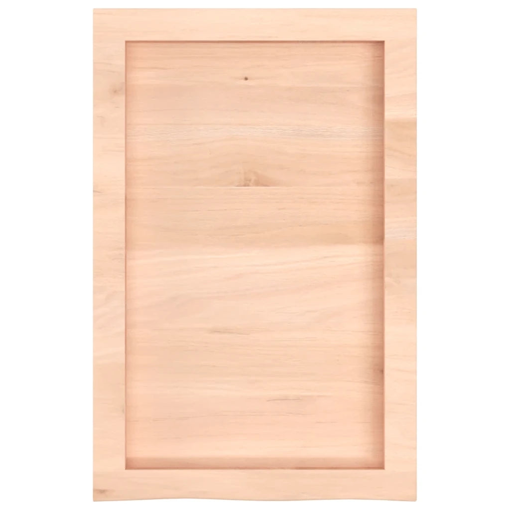 Mensole Parete | Scaffale a Parete | Ripiano a Parete 40x60x(2-4) cm Massello Rovere Non Trattato