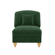 Divano Senza Braccioli Chenille con Cuscino ¨C Xylo ¨C Verde