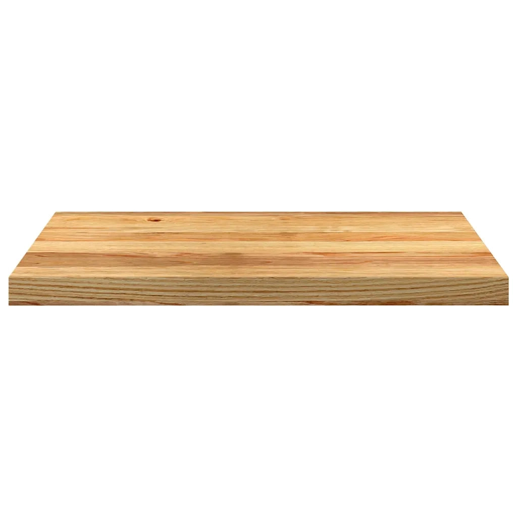 Davanzali 2 pz Marrone Chiaro 70x40x2 cm Legno Massello Rovere 4009157