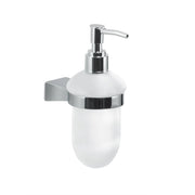 Dosasapone con erogatore in plastica da muro in acciaio inox e Cromall TN80 Gedy serie TONALE Cromato