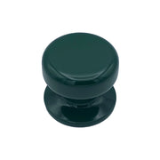 Pomolo fisso per porta SAGUATTI 875/70SB in alluminio verde lucido
