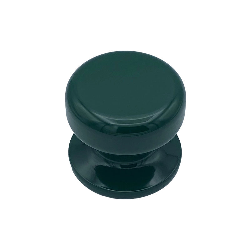 Pomolo fisso per porta SAGUATTI 875/70SB in alluminio verde lucido
