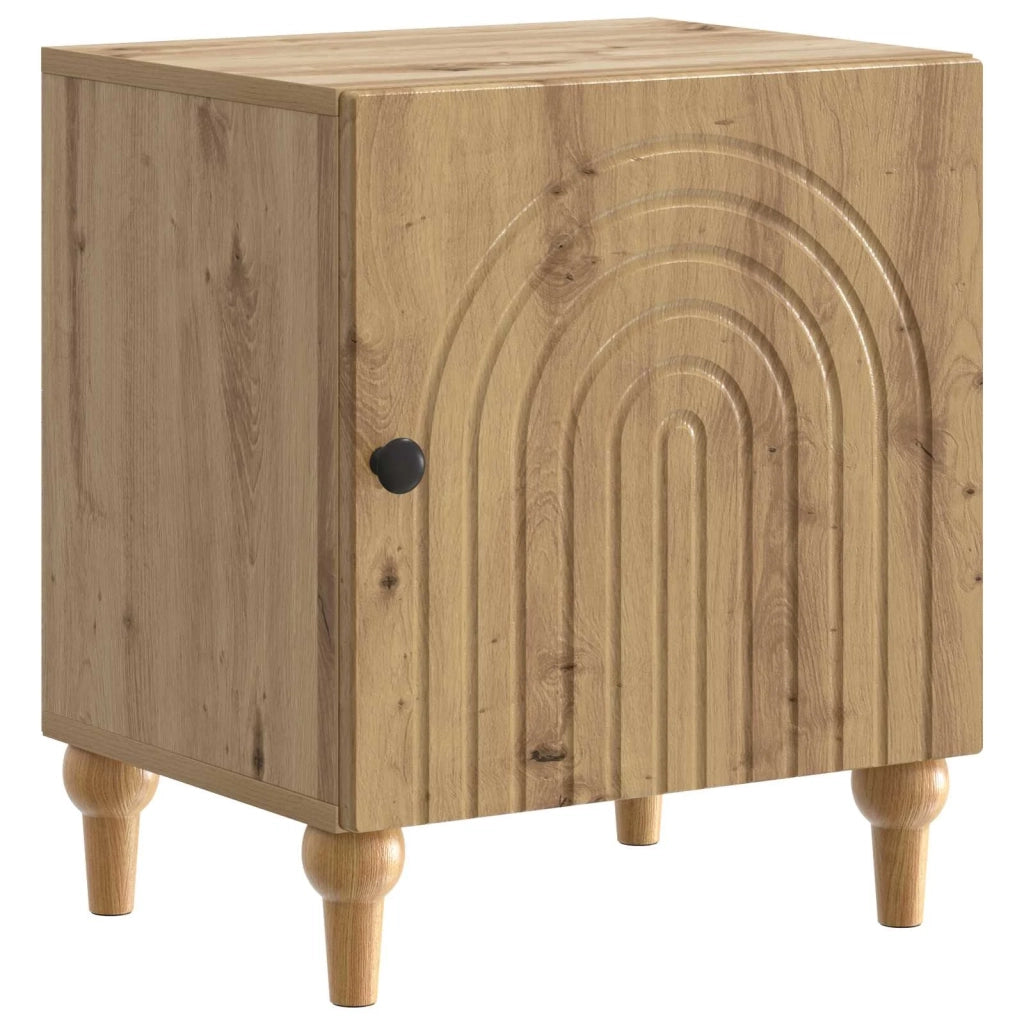 Armadio da Notte 2 pcs Rovere Artigianale 43 x 34,5 x 50 cm 894124