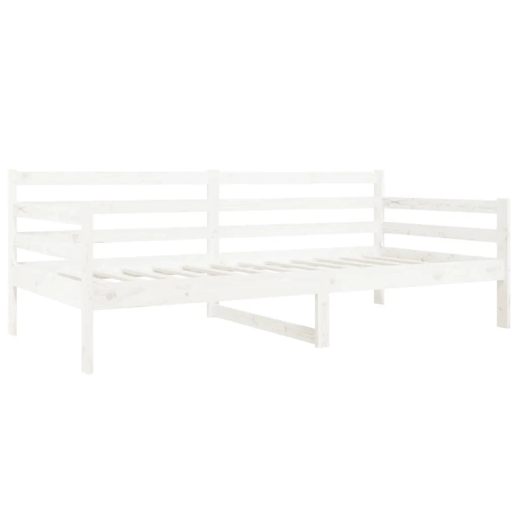 Dormeuse Bianca 80x200 cm in Legno Massello di Pino