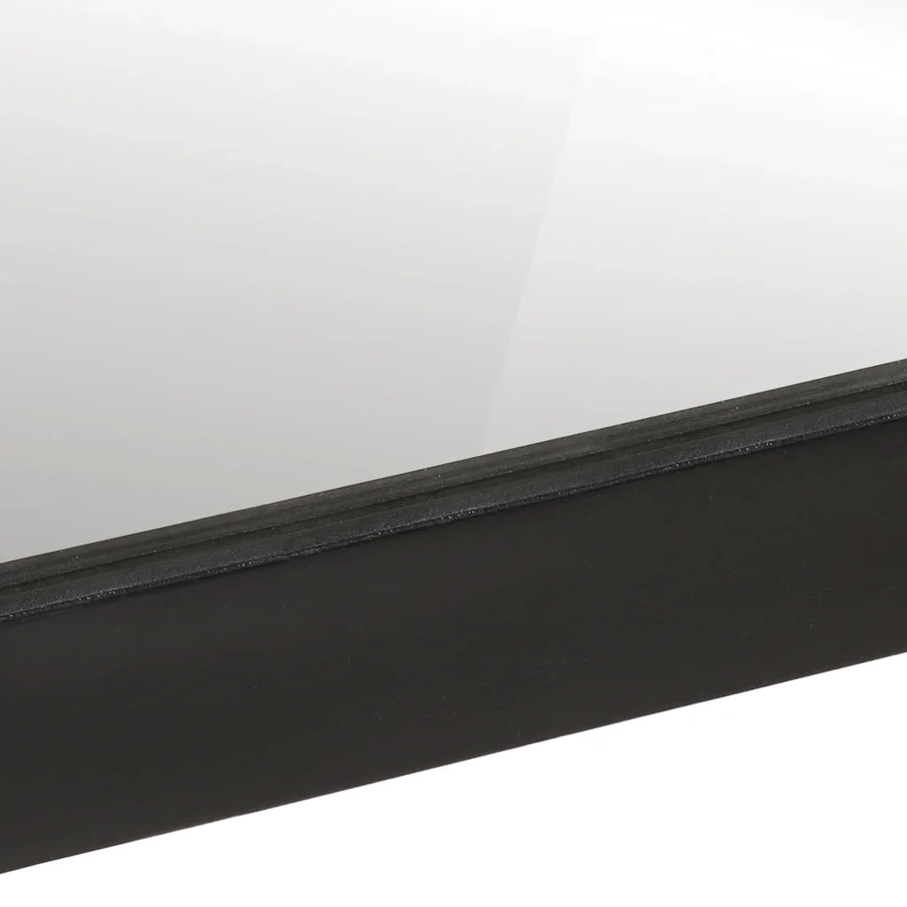 Specchio da Bagno 55x1x60 cm in Vetro e Legno Massello di Mango 358567