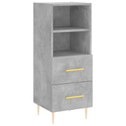 Buffet credenza cassettiera armadio mobile contenitore organizer per cucina soggiorno salotto 34,5 x 34 x 90 cm legno ingegnerizzato grigio 02_0031913