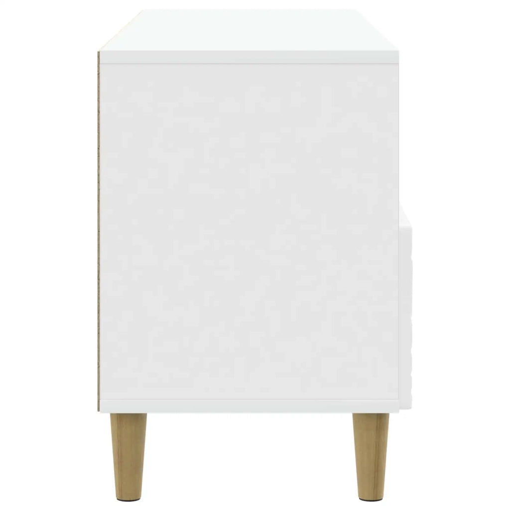 Mobile TV 102 x 34,5 x 50 cm Bianco Lucido Legno ingegnerizzato 895139