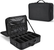 Borsa di Viaggio - Borsa di Cosmetici - Borsa della Parrucchiera - Borsa di Trucco con Cassetti Regolabili - Borsa di Bellezza per Pedicure e Nail Art - Borsa della Parrucchiera - Impermeabile - Facile da Portare