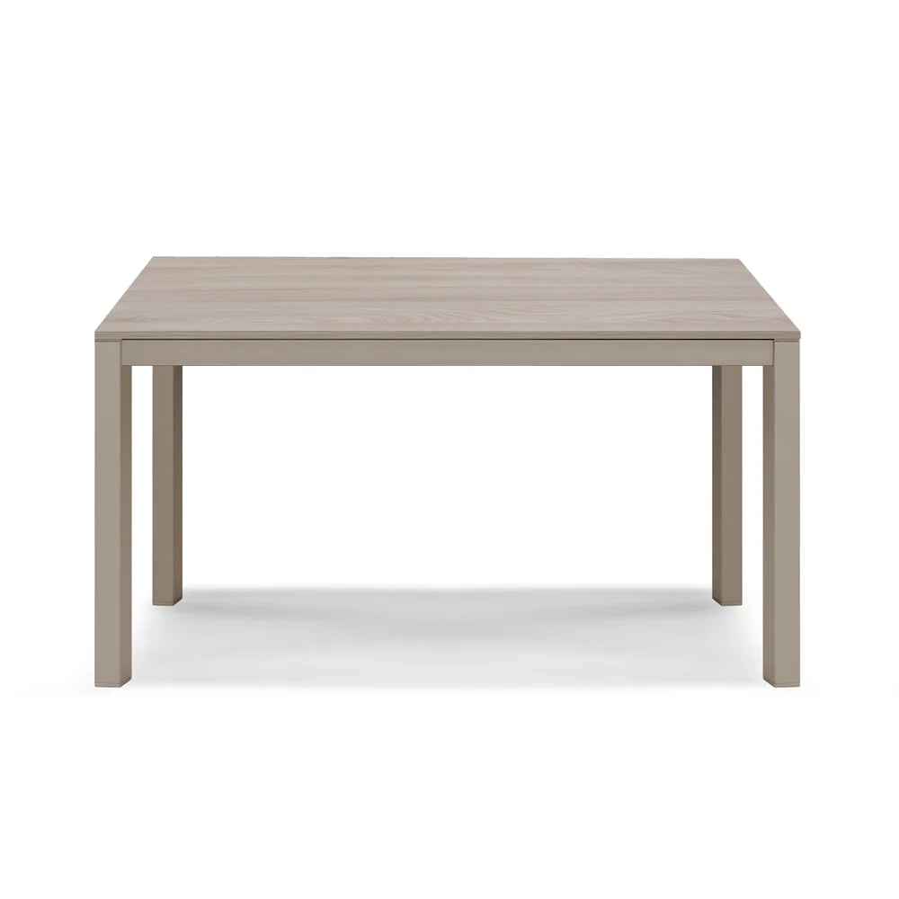Tavolo da pranzo allungabile 130x80 Olmo modello GIOTTO MADE IN ITALY con allunga laterale 40 cm per sala da pranzo, cucina e soggiorno, design moderno