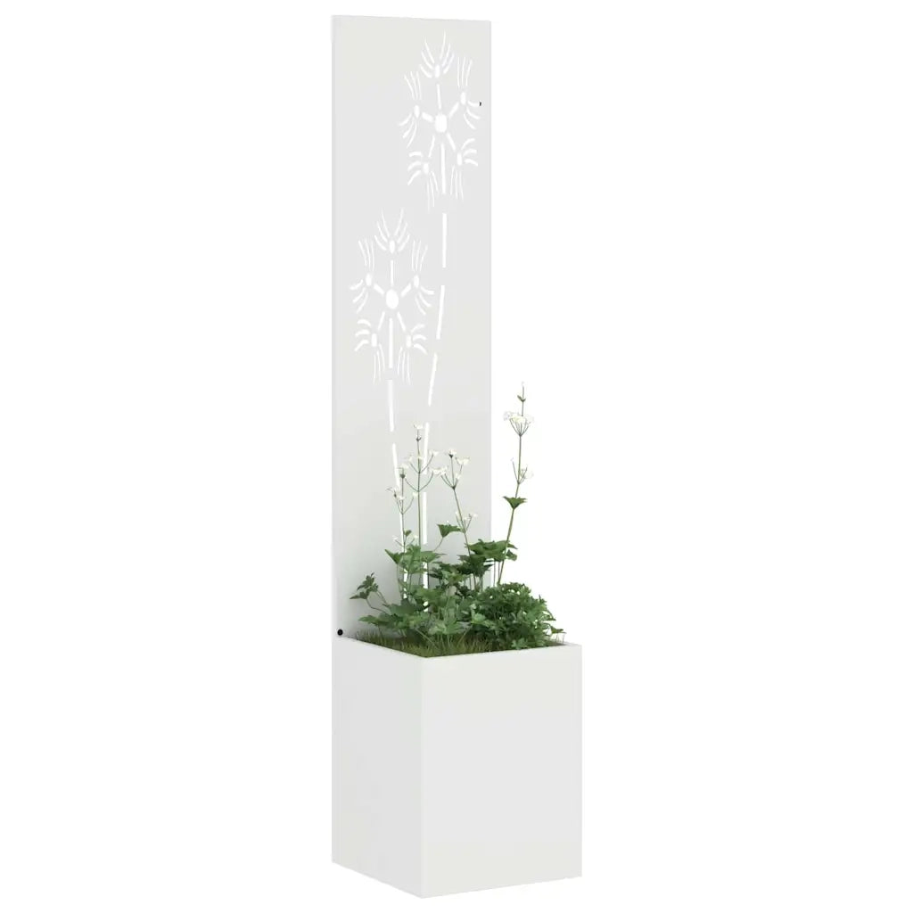 Schermo per privacy in giardino Floreale Bianco 32 x 150 cm CFW6442655