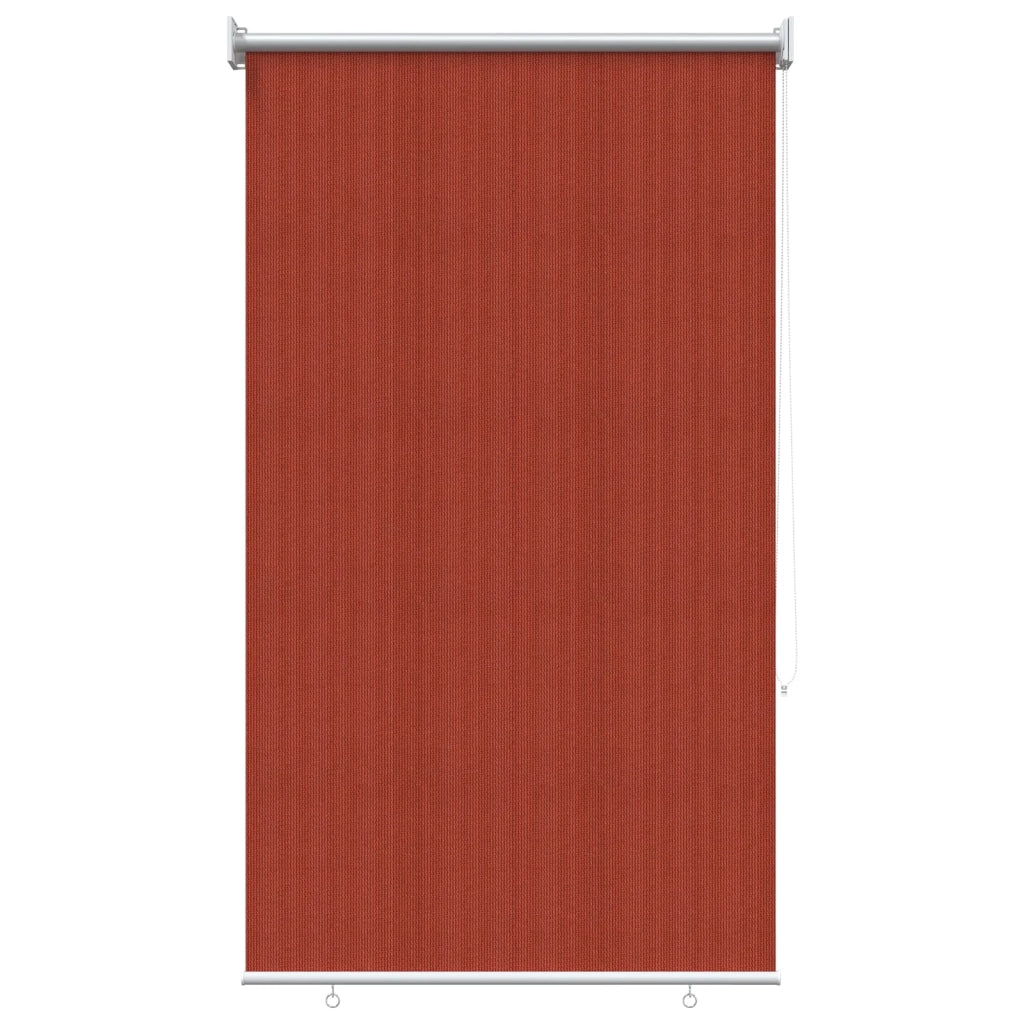 Tenda a Rullo Esterno Blocco UV 90% Terracotta 60 x 140 cm HDPE 42035986